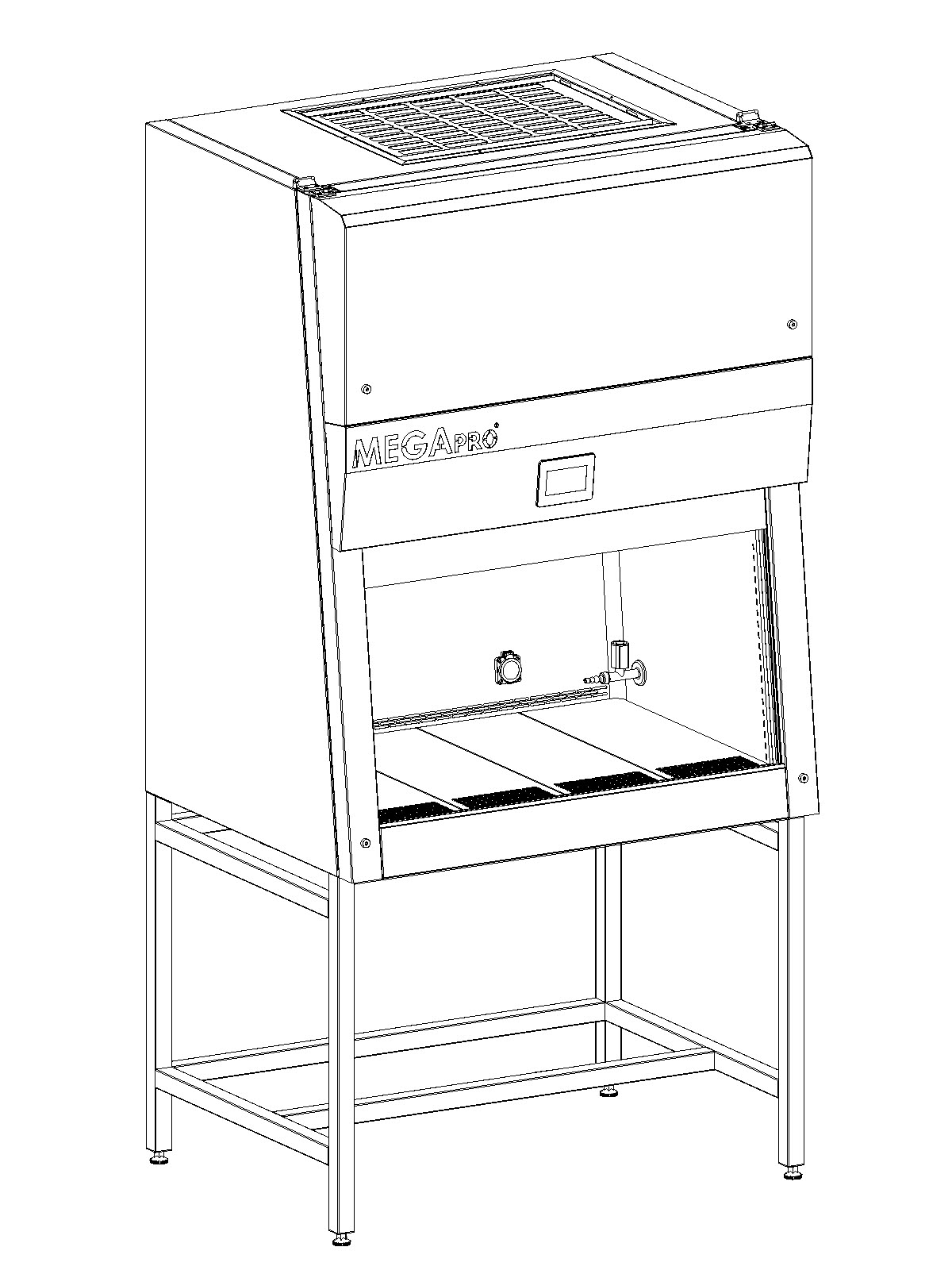 90.3 MEGApro 90 cm Biosafety Cabinet Class II A II