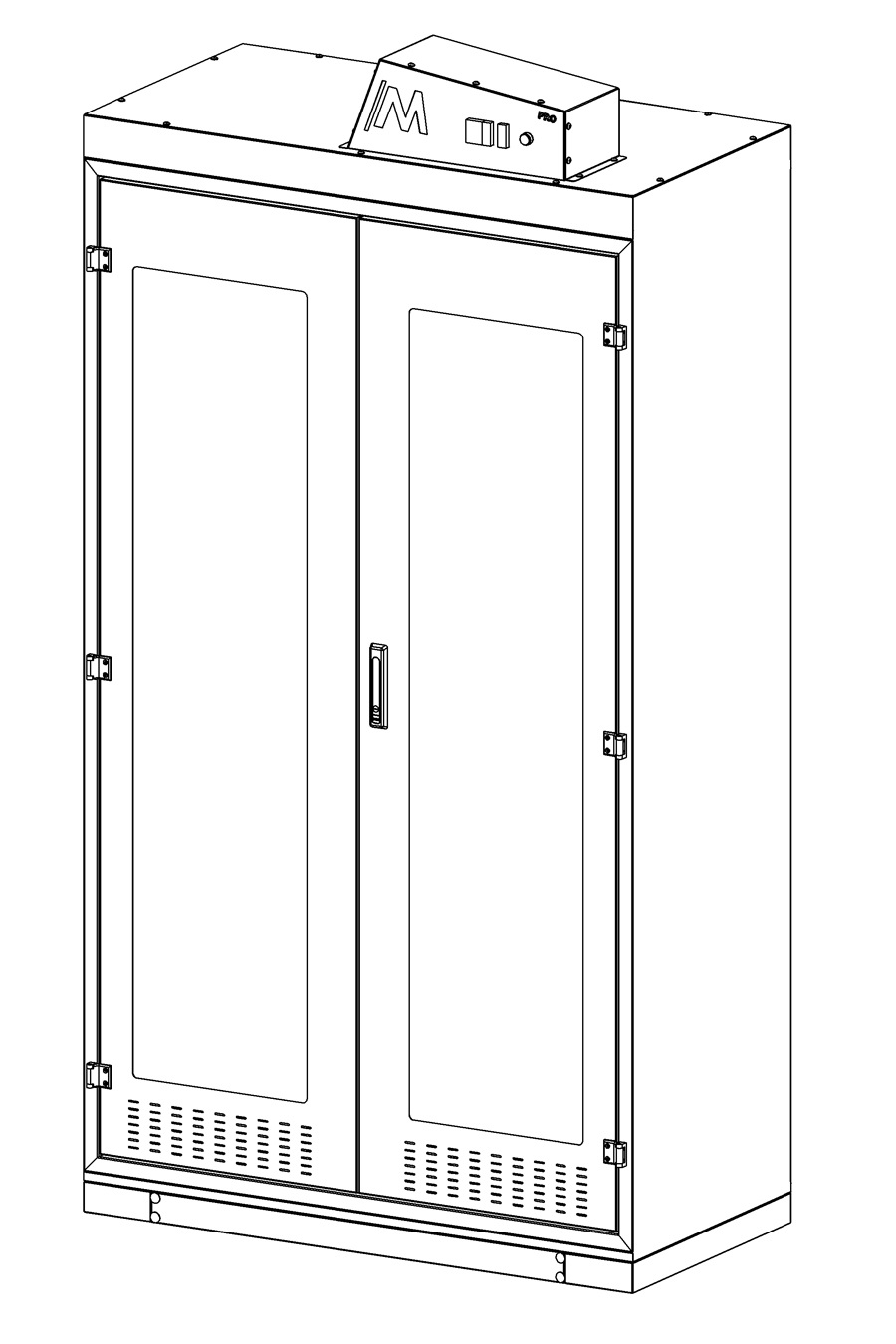 CC120.GD4 120 cm Chemical Cabinet (Glass Door)