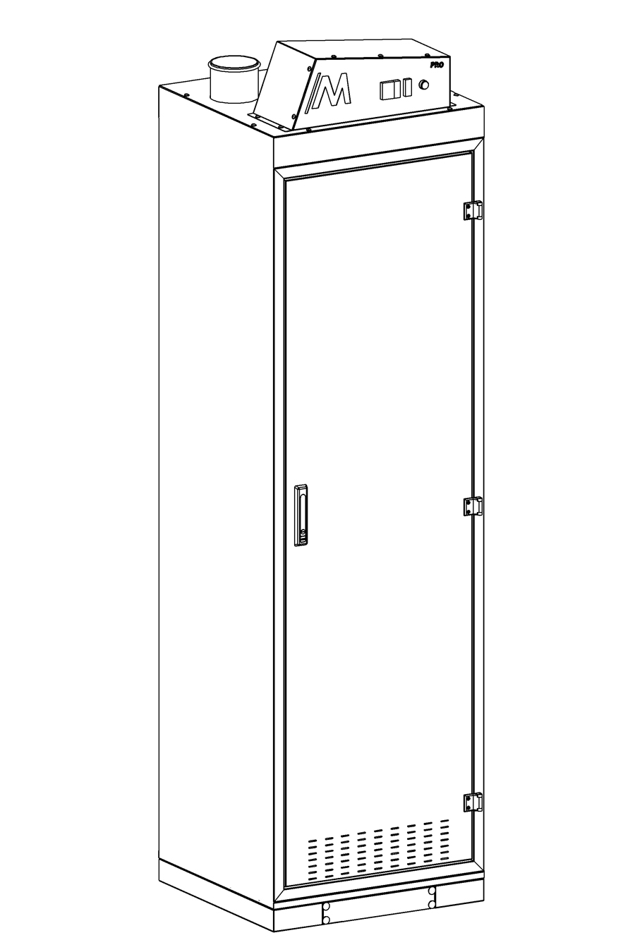 CC60.SMD2 60 cm Chemical Cabinet (Sheet Metal Door)