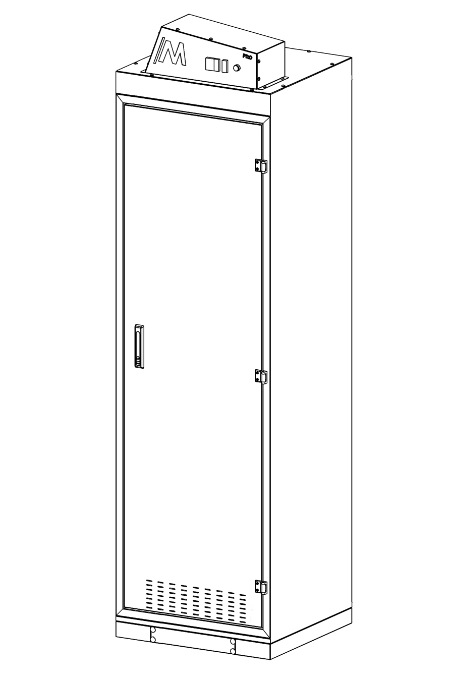 CC60.SMD3 60 cm Chemical Cabinet (Sheet Metal Door)