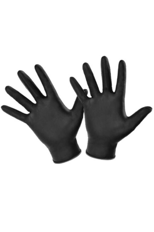 Close-up view of MEGAPro's Nitrile Gloves, showcasing their textured surface, ideal for precise medical procedures and ensuring top-tier protection.